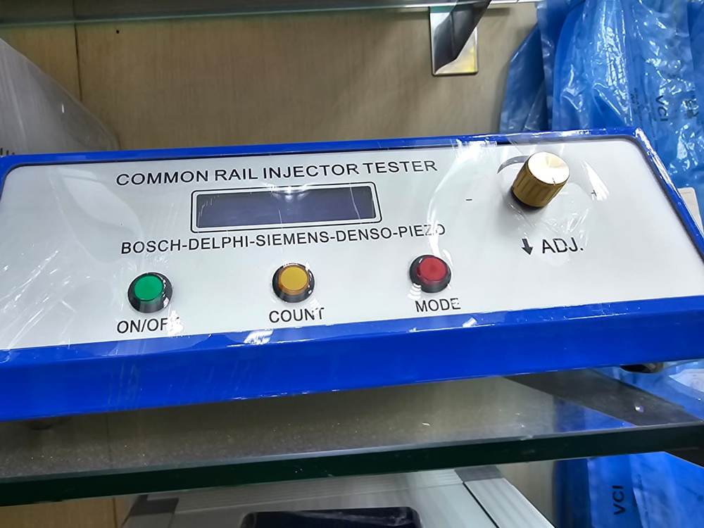 Common rail injector tester compatible with Bosch, Delphi, Siemens, Denso and Piezo systems